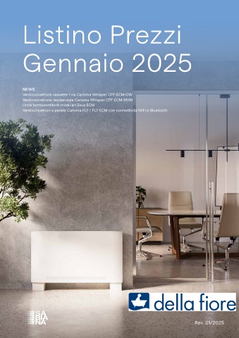 sabiana - listino 2025